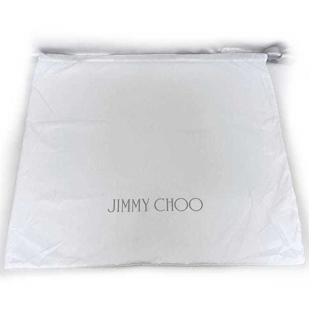 Jimmy Choo Tote Bag Natural White Brown ec-19954 Canvas Leather JIMMY CHOO A4... - Picture 10 of 10